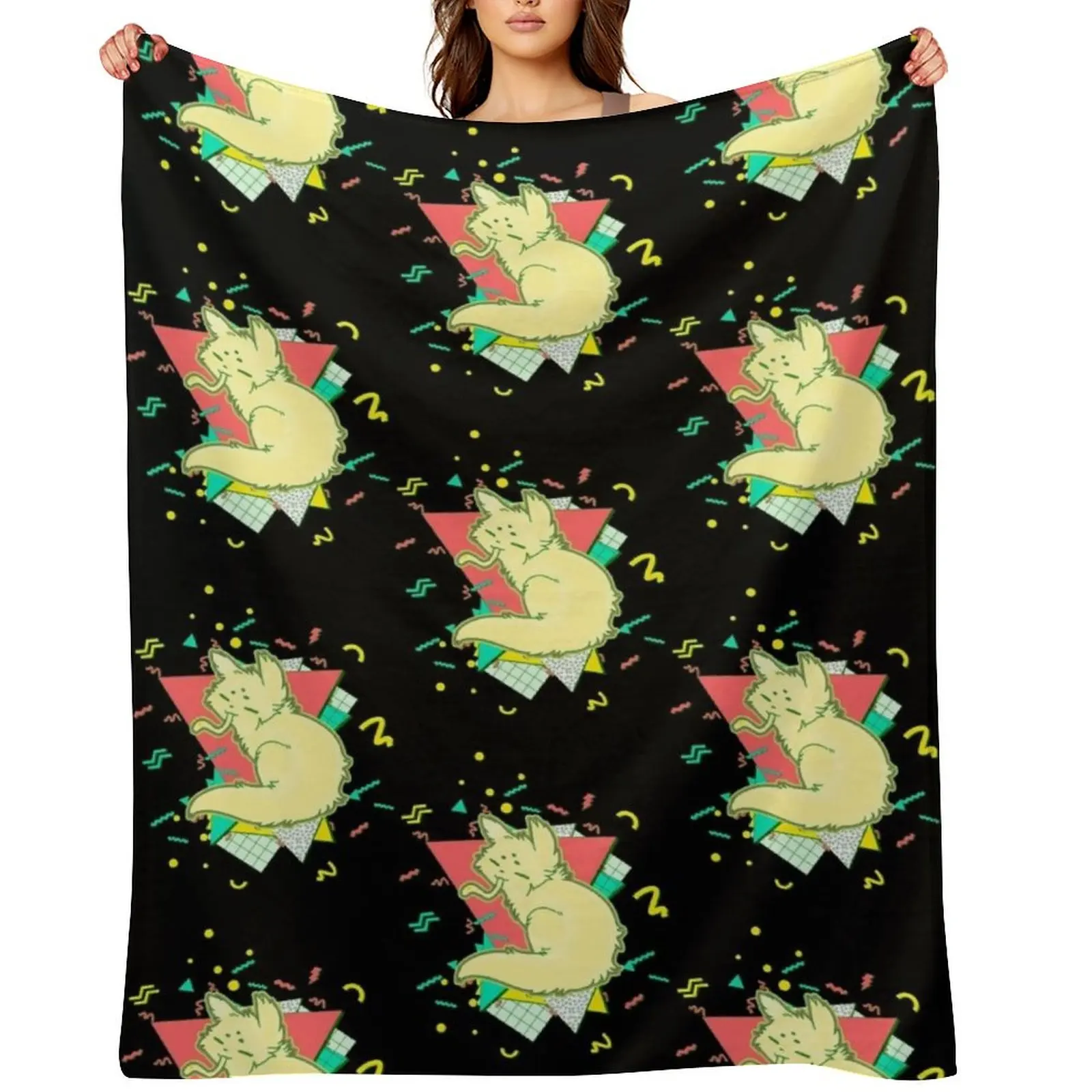 

Saint - Rain World 90S Graphic Design Throw Blanket Stuffeds bed plaid Hairys cosplay anime Blankets