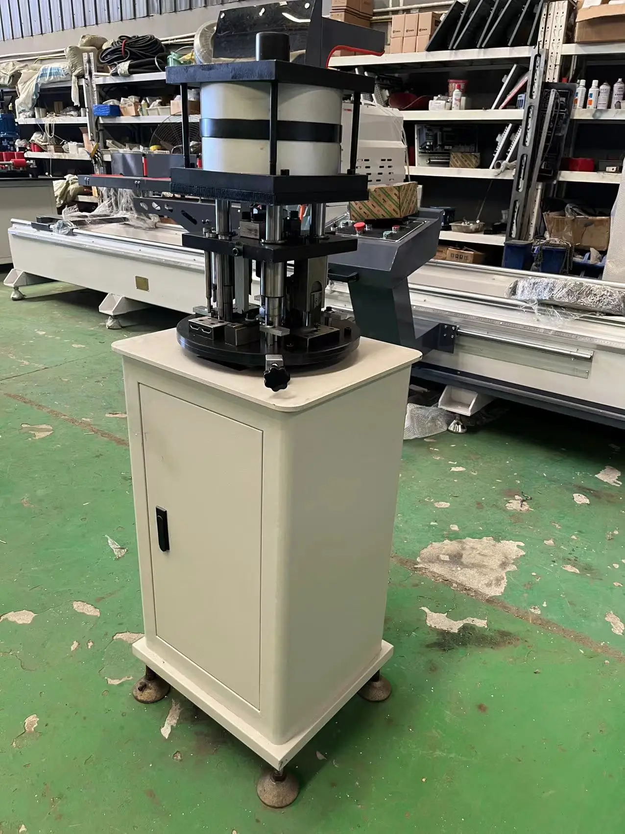 380V/220V New Aluminum Profile Punching Lock Hole Machine Bearing PVC Door Window Manufacturing Plant Core PLC Engine Industries