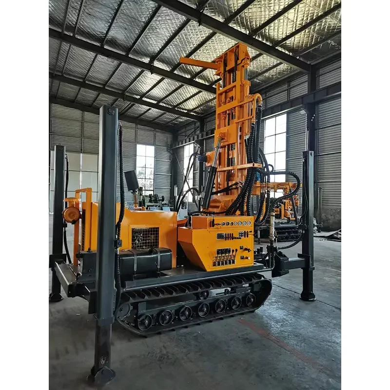Crawler Rotary Ground Portable Well Rig Mounted Hydraulic Rent A Boring Equipment Car Drill Water For Sale