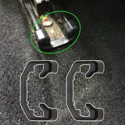2x Black Auto Seat Slide Sliding Rail Blanking Cap Cover For MINI One Mk II Cooper S Mk II 2006 2007 2008 2009 2010 - 2014
