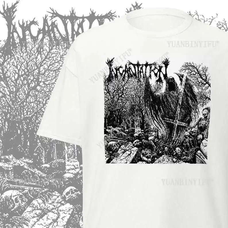 Incantation Band T-Shirt Extreme Metal Band Merch Old School Death Metal Merch Gifts for Metalheads
