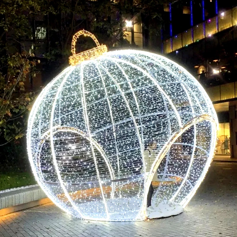 Just customization fee, not total product price - lighting style spherical decoration lighting large Christmas ball
