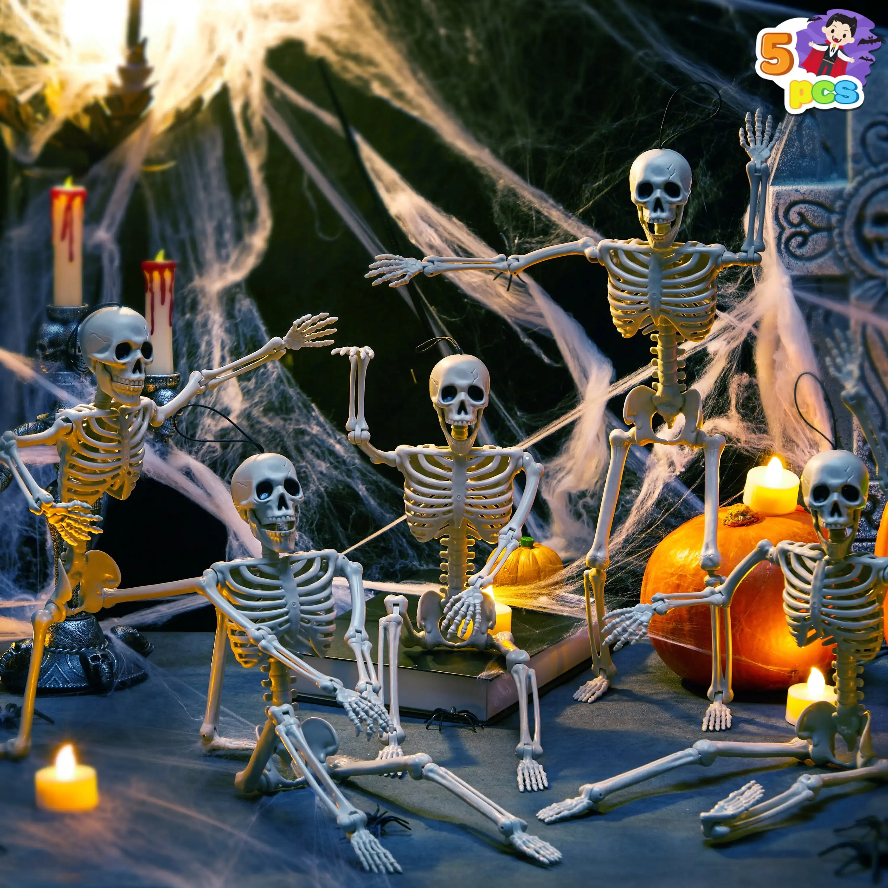 Joyfy 5 Pcs Hallowe… - image