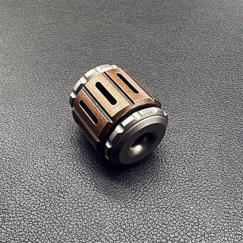 1 Piece Titanium Alloy and Copper EDC Pendant Bead DIY Pendant EDC Tool Accessories