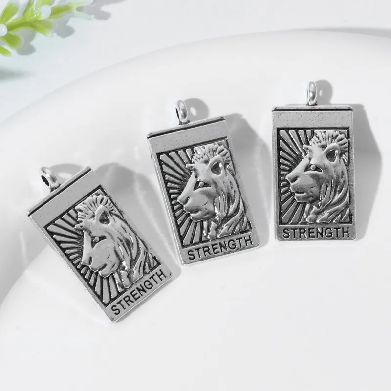 10pcs New Alloy Tarot Card Charms Lucky Symble Religious Fashion Pendants For Making DIY Findings Handmade Jewelry Accessories