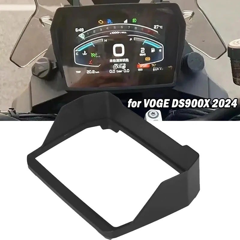 

Black Motorcycle Dashboard Screen Protective Cover Sun Visor Dashboard Guard Sunshade Fit for VOGE DS900X 2024