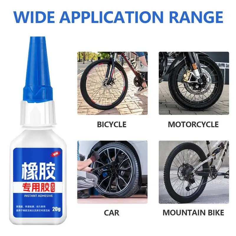 20g Car Tire Repair Glue Efficient Rubber Automobile Tire Repair Agent Automotive Adhesive Wheel Puncture Compound For Vehicles