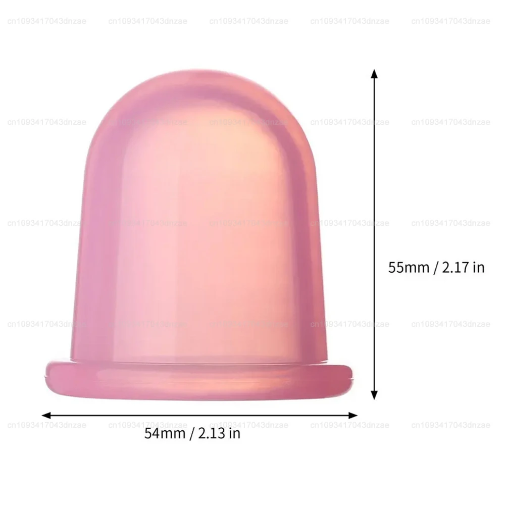 1/5/10PCS Pink Anti Cellulite Chinese Medical Silicone Massage Vacuum Cupping Therapy Slim Facial Cup Therapy Tool Back Body