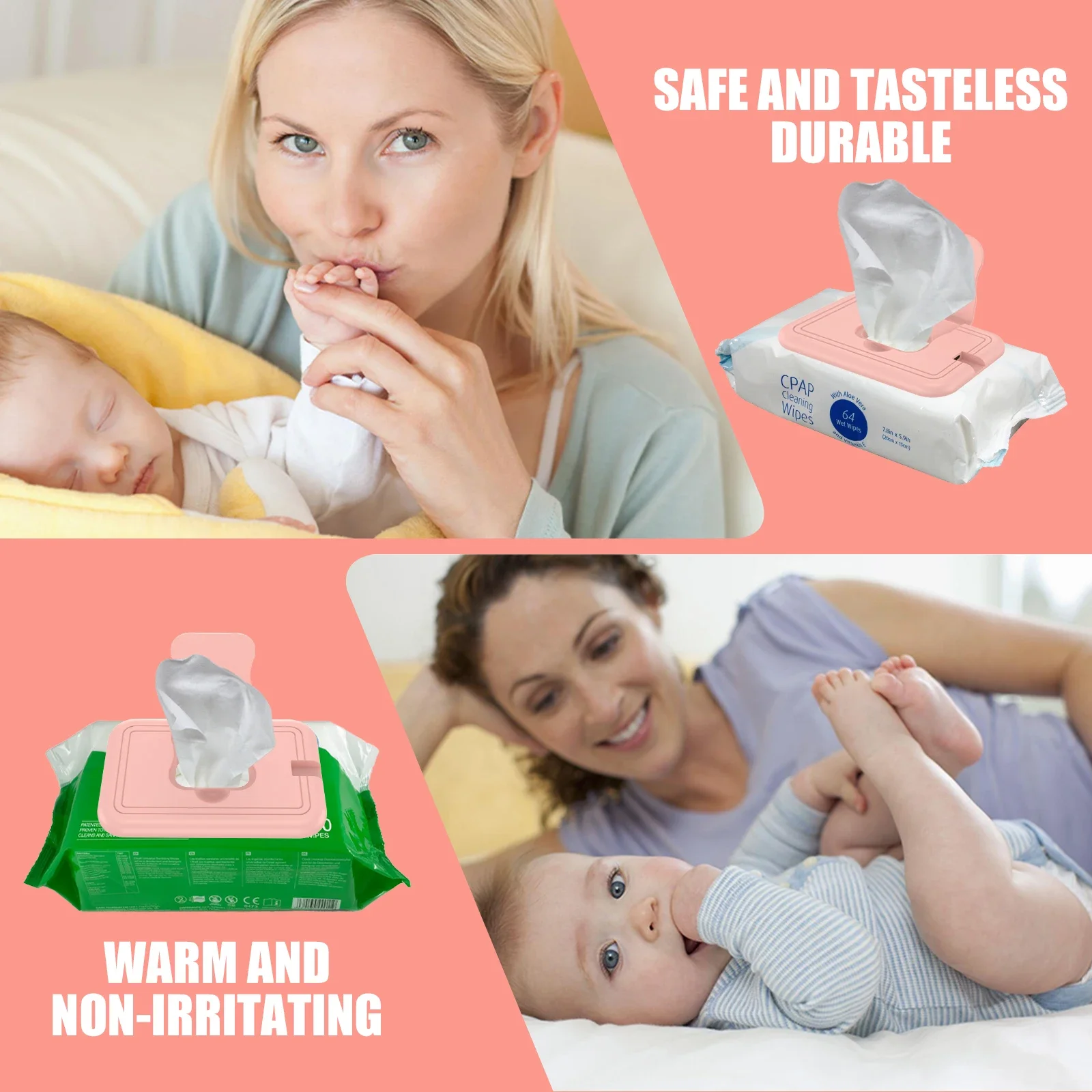 USB Baby Wipe Warmer ขนาดเดินทาง เครื่องอุ่นผ้าเช็ดแบบพกพา น้ําหนักเบา Travel Diaper Wipe Warmer แม้ความร้อนอย่างรวดเร็ว อุ่นเด็ก