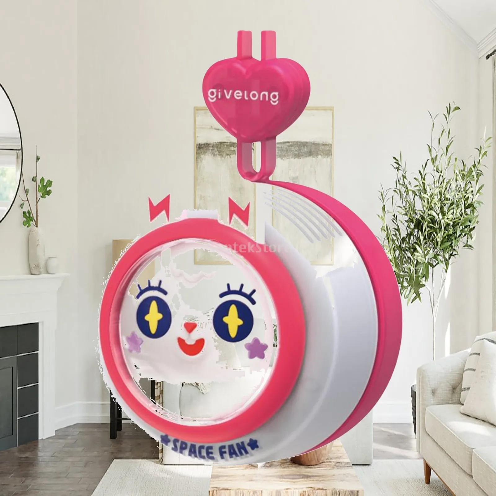 

Portable Neck Fan for Kids Bladeless Neck Fan Wearable Neck Cooling Fan Portable Neck Fan for Girls Travel Indoor