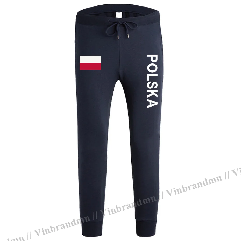 Poland Polish Pole POLSK POL mens pants joggers jumpsuit sweatpants track sweat fitness Runner tactical casual POLAKA nation NEW