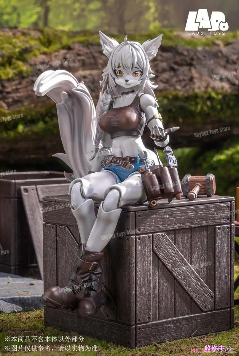 متوفر في المخزون LADoTOYS Adventure Squad Fox Girl 1/12 Lea Elupeks Repairman Style Action Doll Girl Collection Gifts
