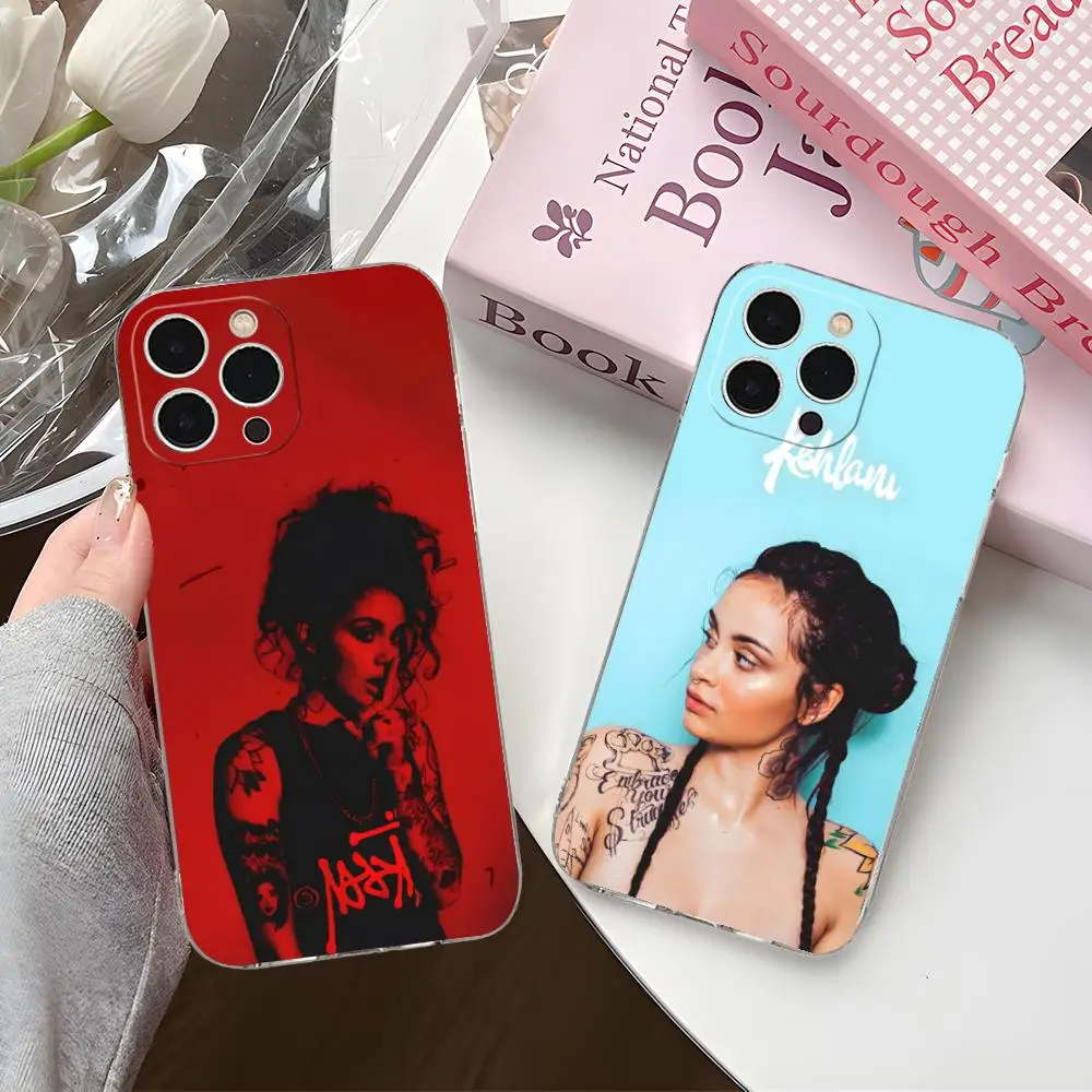 

Kehlani Mobile Cell Phone Case for iPhone 17 16 15 14 13 12 11 X XR XS Air Pro Max Plus Mini Clear Colorful Cover Pretty Cover