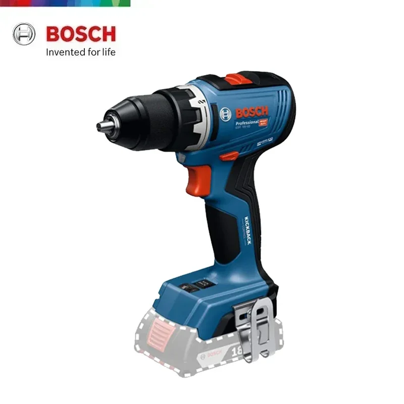 Bosch GSR 18V-65 Brushless Electric Drill 63Nm High Torque Dual-Speed ​​Adjustment Anti-Backlash Woodworking Repair Power Tool