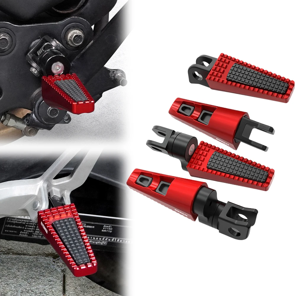 

Motorcycle Adjustable Front and Rear Foot Pegs Footrests Pedal For Ducati 1198 2008 2009 2010 2011 Rotatable Foot Pegs Pedal