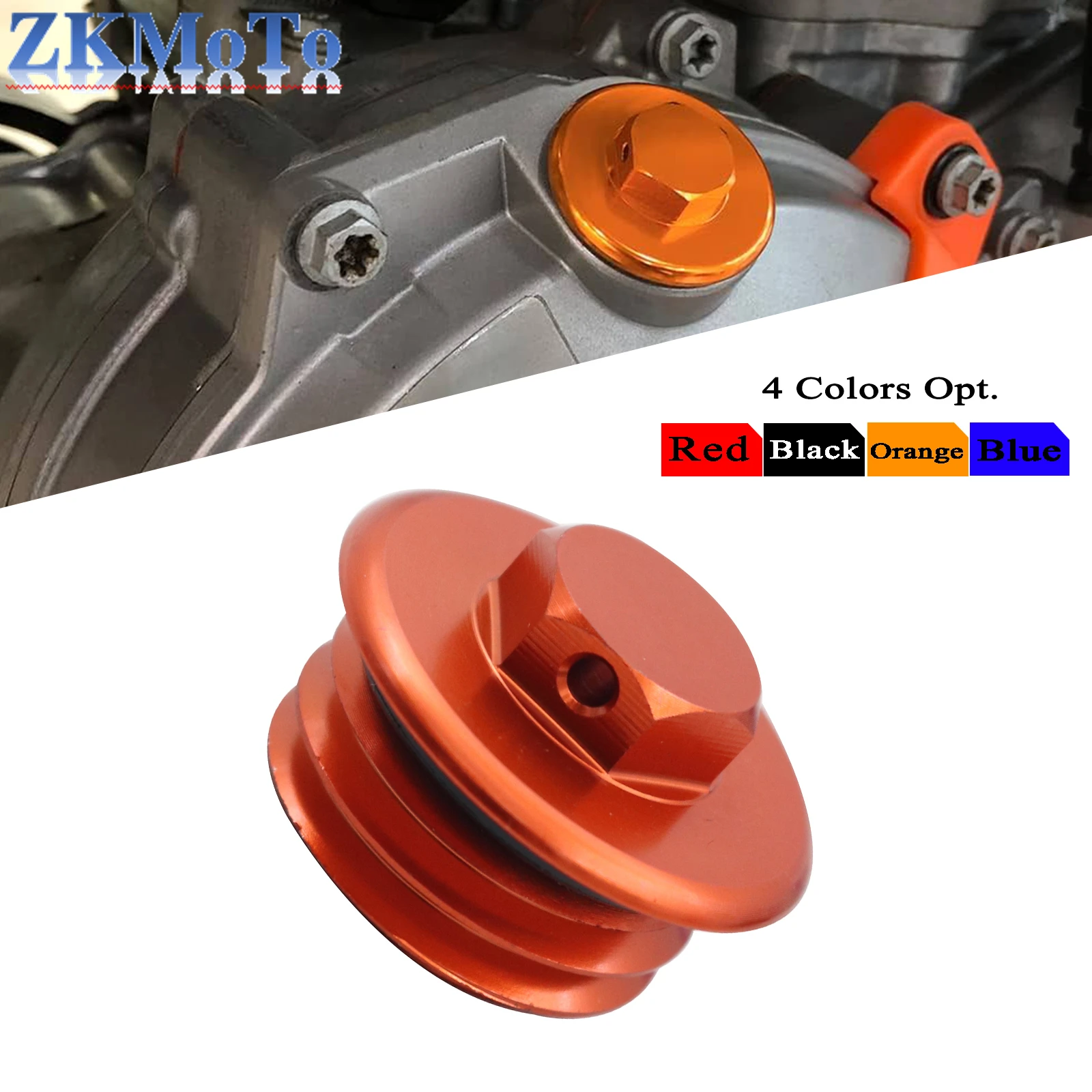 CNC Engine Oil Filler Plug Cap For KTM EXC EXCF SX SXF XC XCF XCW XCFW TPI Six Days 125 250 300 350 400 450 500 530 2004-2023