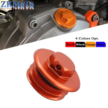 Tappo tappo olio motore CNC per KTM EXC EXCF SX SXF XC XCF XCW XCFW TPI Sei giorni 125 250 300 350 400 450 500 530 2004-2023