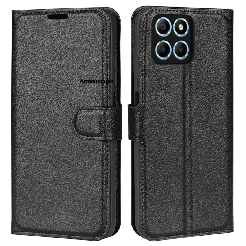 

leather case guard for huawei honor x8 5g x6 7x 8x 9x pro 10x lite x10 cover shockproof book flip wallet cases for honor x7 4g