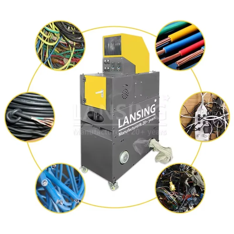Best Price LX-150 Mini Copper Granulator Machine 4.58kw Waste Copper Wire Recycling Automatic Metal Recycling Machine