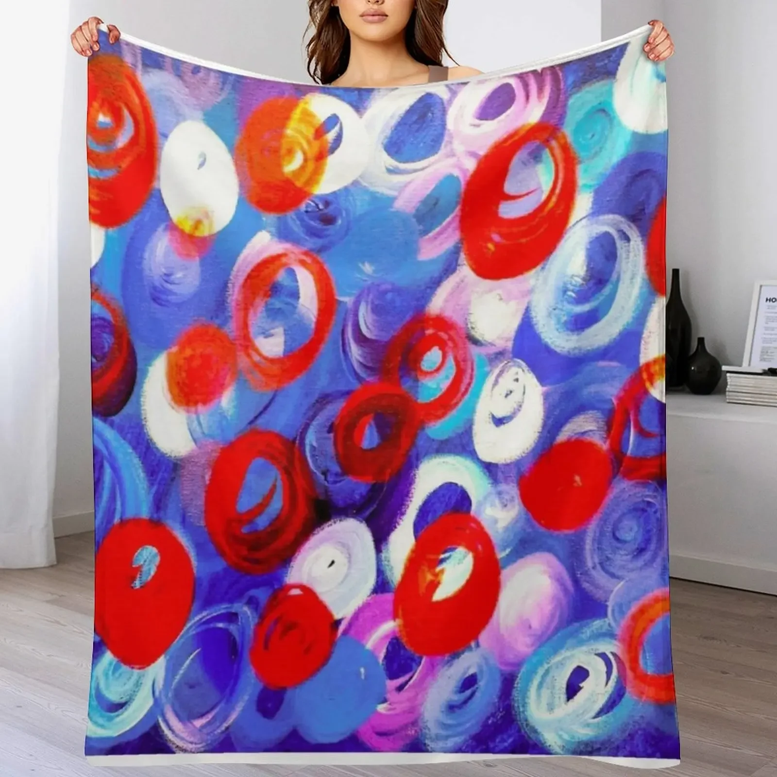

New Red Hat Society Throw Blanket Foldable Soft Warm Blanket for Outdoor Use