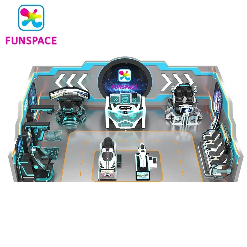 Newly Upgraded Gaming Equipment Theme Park Virtual Reality Facilities Coin Operated Arcade Amusement MR AR