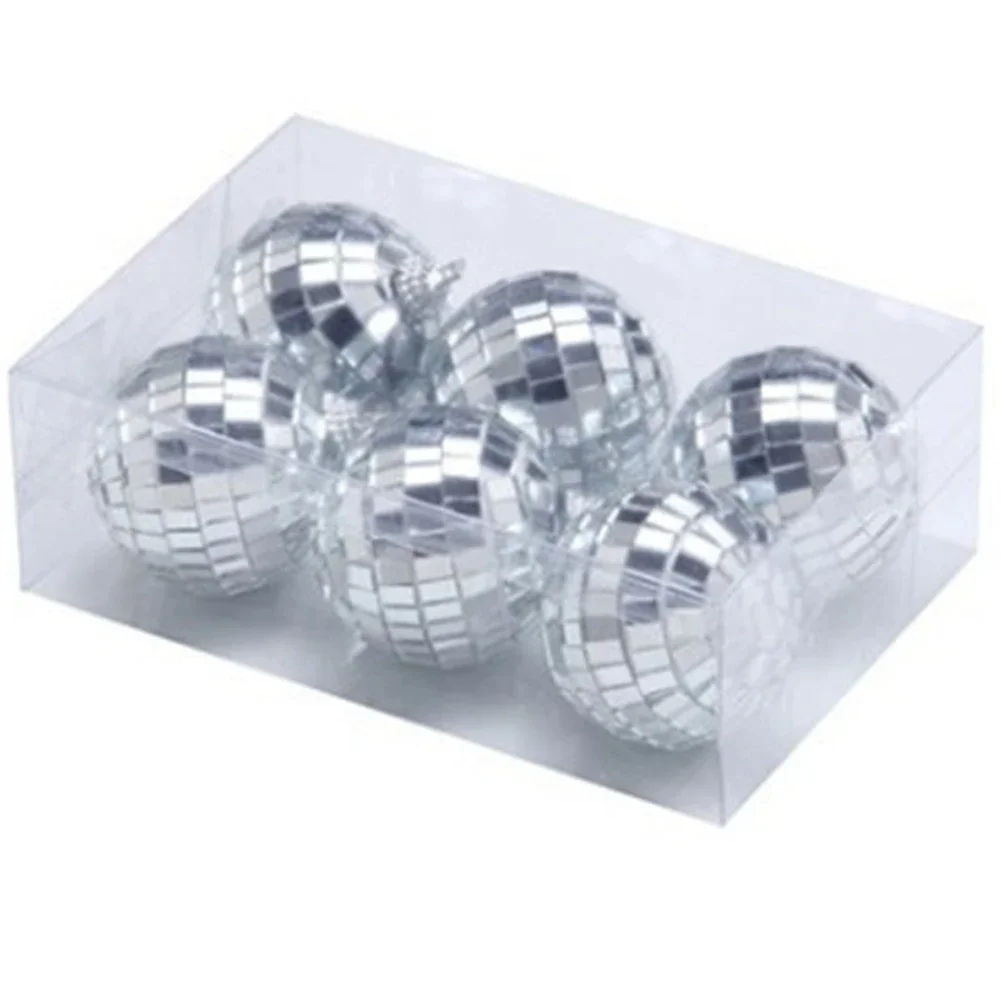 

5 10 15 20cm Disco Mirror Ball DJ Light Silver Dance Party Stage Lighting Eve Reflective Glass Mirror Disco Ball Christmas