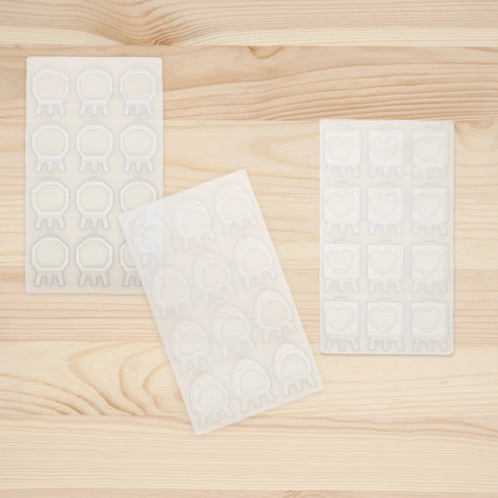 

3 шт., силиконовая форма для фоторамки, мини-сделай сам, форма для литья из смолы для рукоделия, декоративные рамки, подвеска, магнит на холодильник, эпоксидные украшения