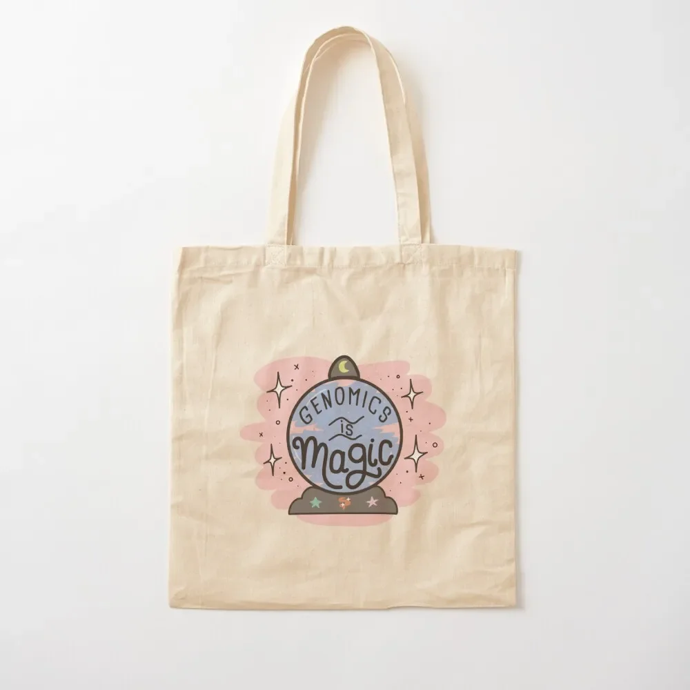 Genomics Is Magic ? Tote Bag shopper bags custom canvas bag eco pack Shopper