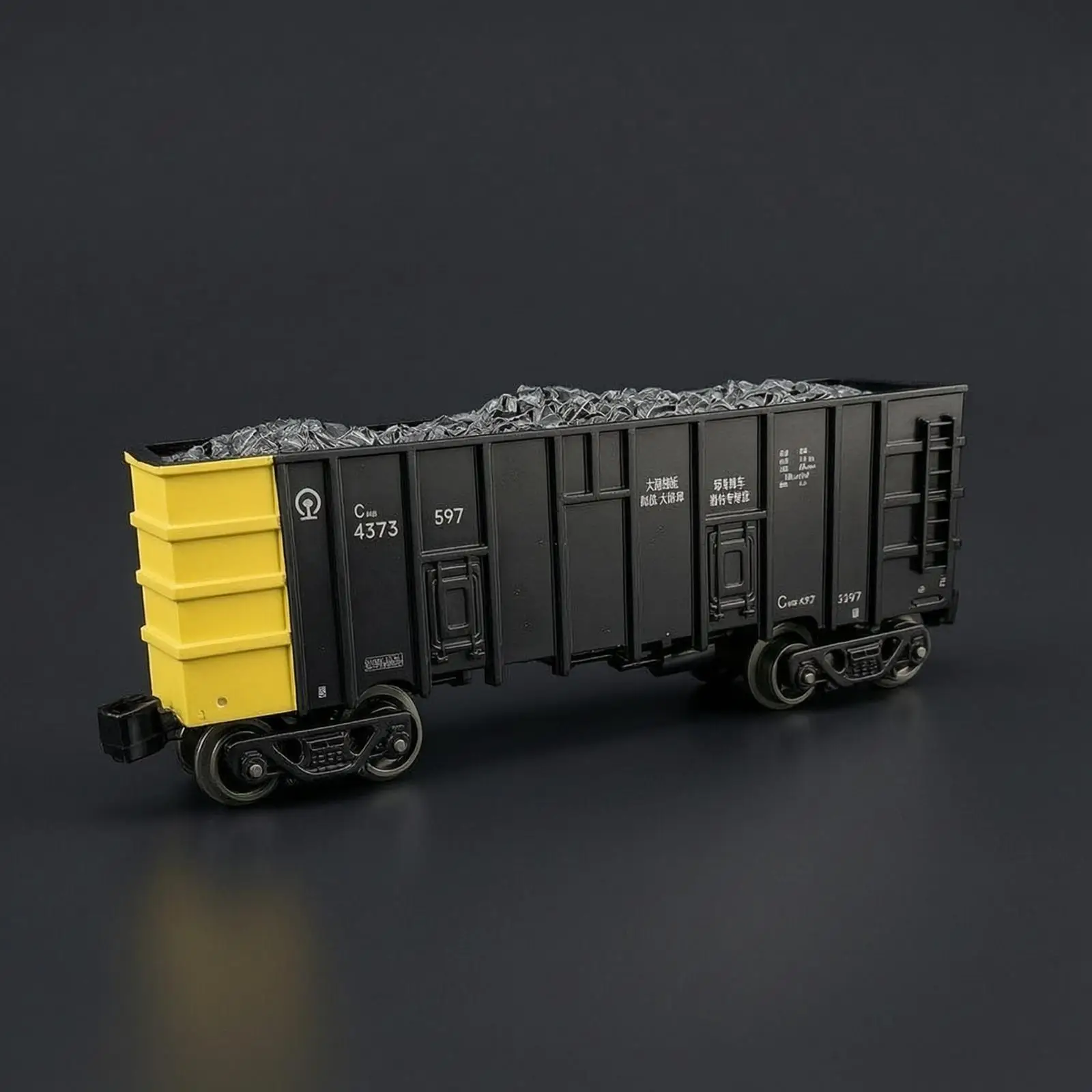 Gondola Car with Anthracite Load Precision Graphics Anthracite Car Painted