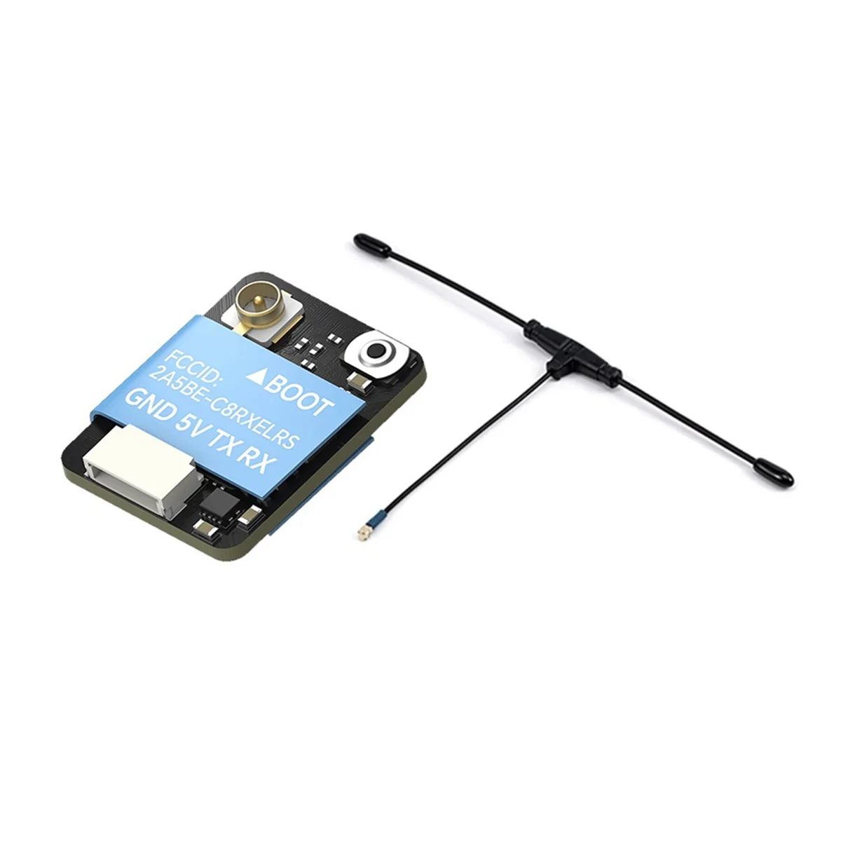 ATS-ExpressLRS ELRS Nano Receiver ELRS 868/915MHz Nano RX Receiver with 70mm Big Antenna for FPV