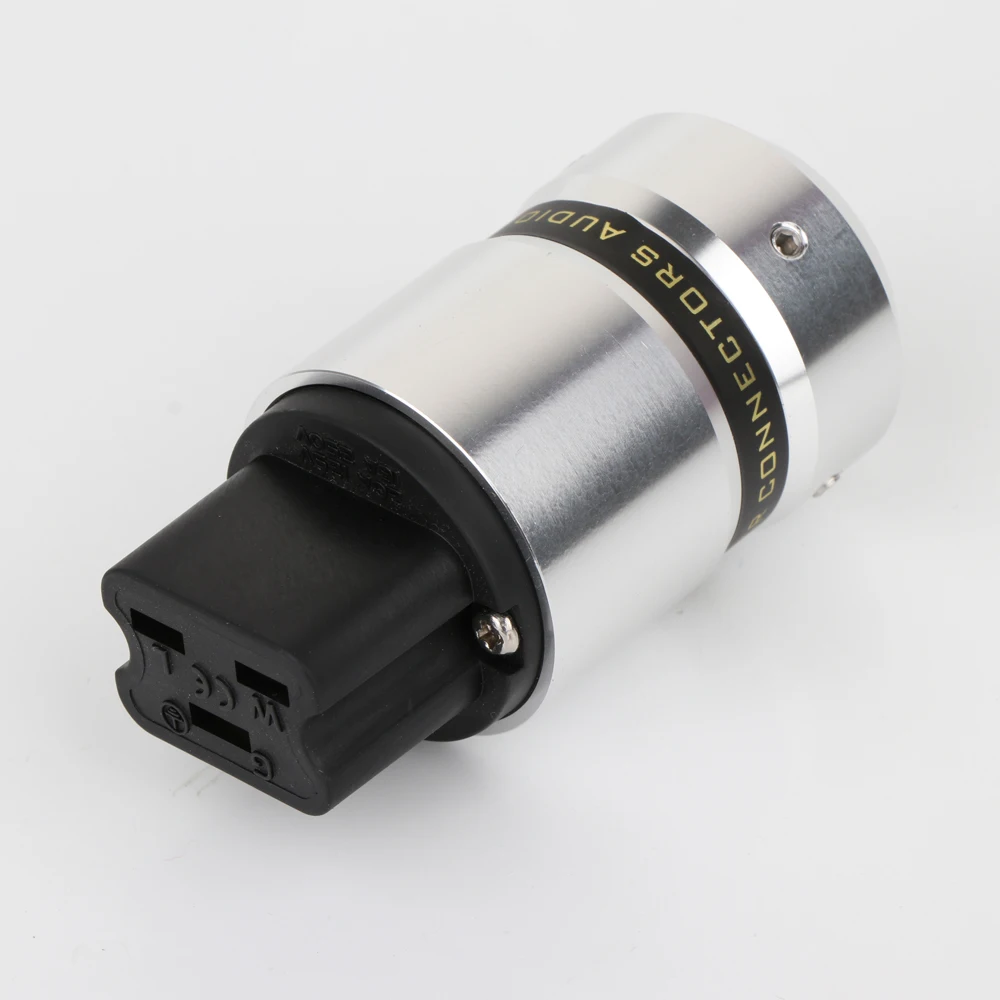 Preffair Hi End Pure Copper Rhodium Plated IEC320 Power Performance 20A Connectors C19 IEC Female Power Plug