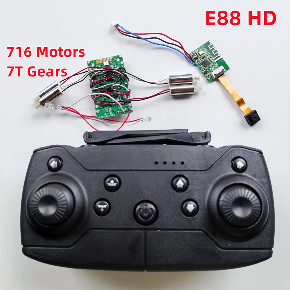 E88 804 E58 S600 M12 KY608 V37 Remote Controller Receiver Board DIY RC Drone Mini Quadrocopter 3.7V Coreless Motors Model Parts