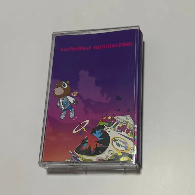 Em Estoque Kanye West Graduation Explicit Cassette Eletrônico Hip Hop Synth Rap Álbum Clássico Novo Lacrado