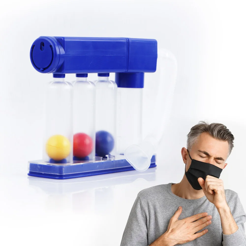 Rehabilitation Breathing Exerciser Washable Lungs Lung Exercise Breath Measurement Volume System Breath Trainer Improvement Tool