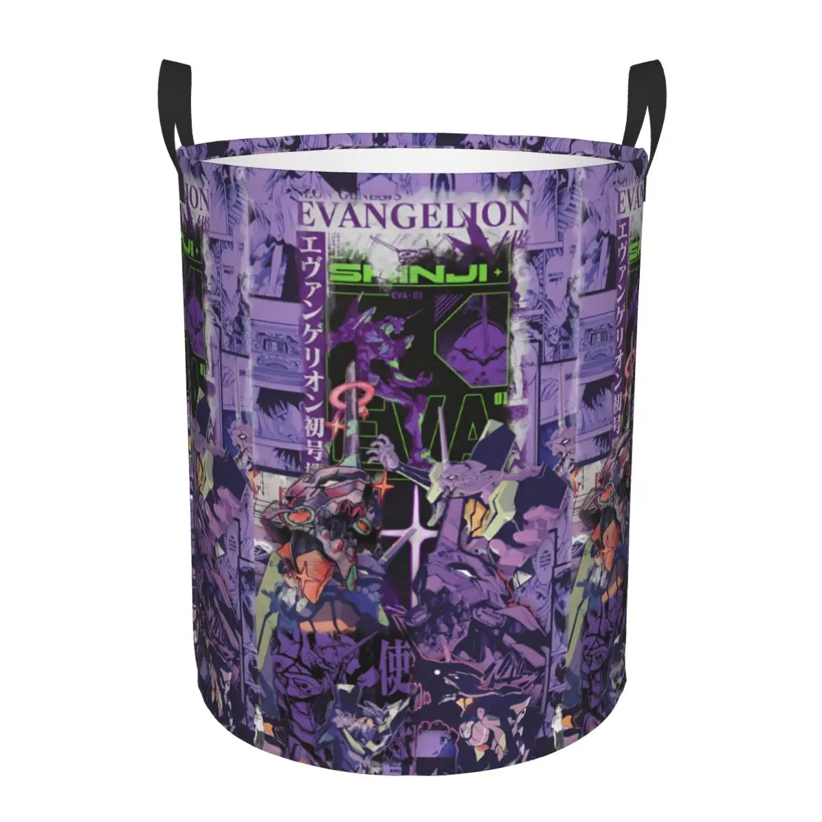 

Складная корзина для белья из ЭВА с дизайном Евангелион, аниме и манга, для хранения игрушек в детской комнате