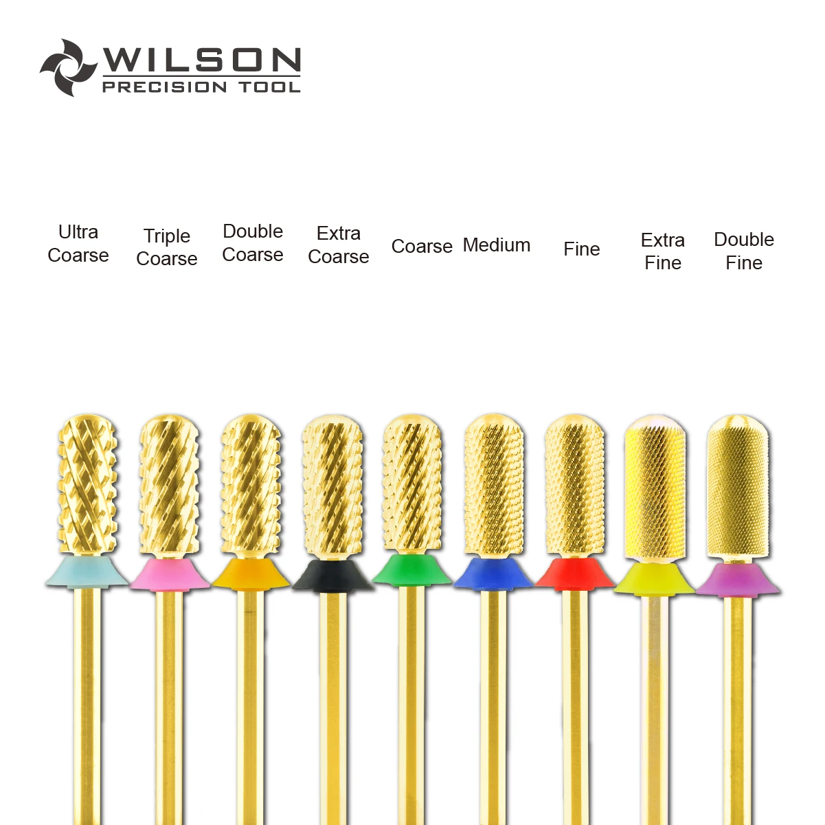 WILSON-Petit baril à dessus lisse, outils de manucure, accessoires pour ongles, forets, N64.