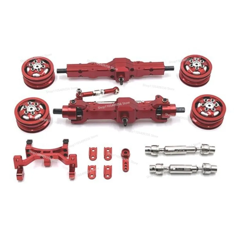 For 1/10 C74 Metal Upgrade, Axle, Actuator Block, Wheel Hub, Driveshaft Kit