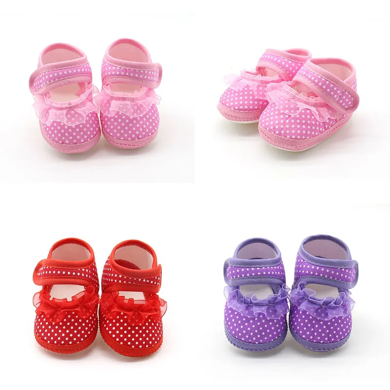 Nieuwe Baby Eerste Wandeling Schoenen Peuter Meisjes Prinses Schoenen Mode Zachte Zool Antislip Baby Schoenen
