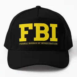 Fbi Federal Bureau Of Investigation  Baseball Cap Hat Solid Color Casquette Fish Women Casual Outdoor Summer Snapback Spring