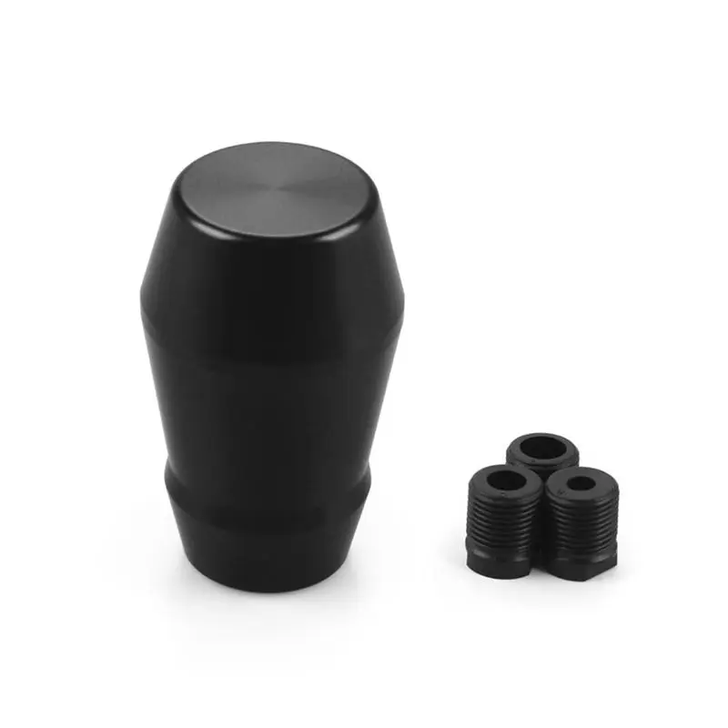 Ingenious-Adapters Included 72Mm Car Aluminium Gear Shift Knob Thick Waist Shift Head Knob M8 M10