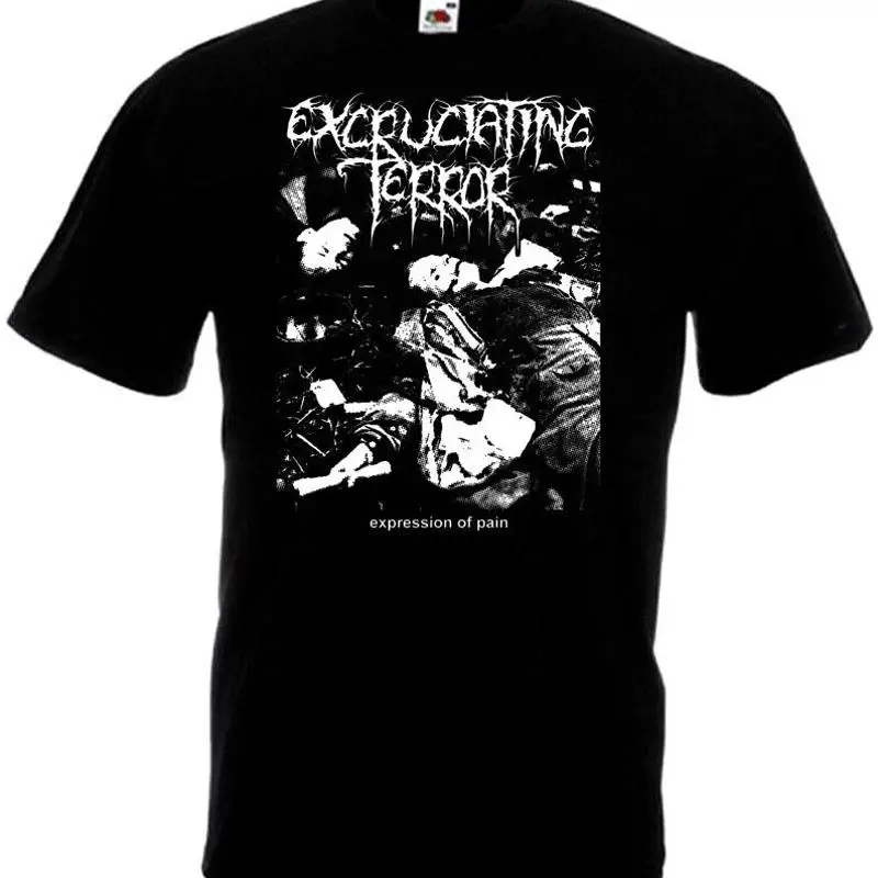 

Excruciating Terror v14 Expression of Pain shirt hardcore black all sizes S 5XL