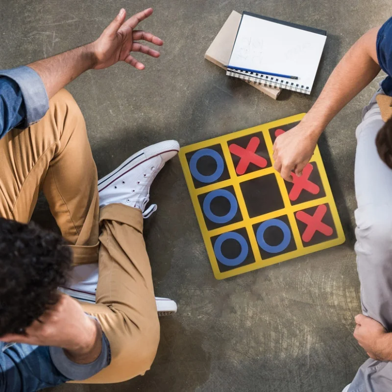 OX Tic-tac-toe ajedrez interactivo para padres e hijos, tablero de ocio, juego Montessori, desarrollo de ajedrez, juguetes educativos inteligentes