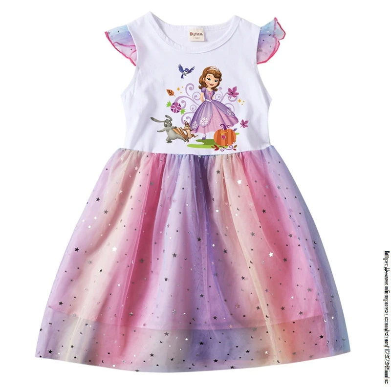 Children Girl Sofia Princess Dress for Girls Party Princess Dress Kids Baby Gifts Intant Party Clothes Fancy Clothing