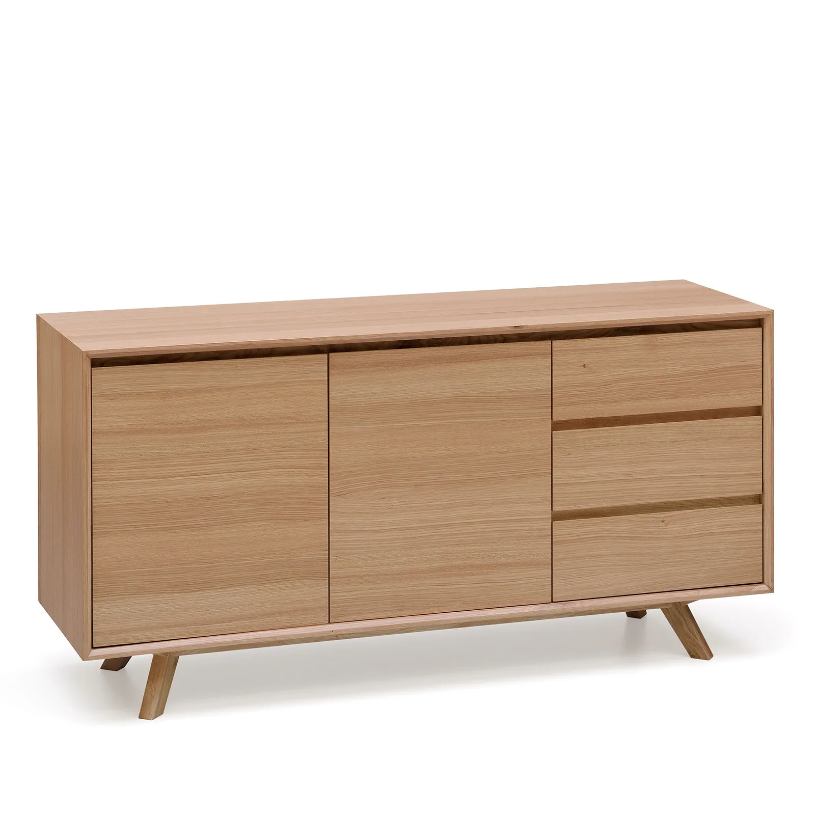 

！@Combohome Sideboard Premium Wood 2 Doors 3 Drawers Contemporary Design Storage Durable Elegant Sophisticated Home Decor