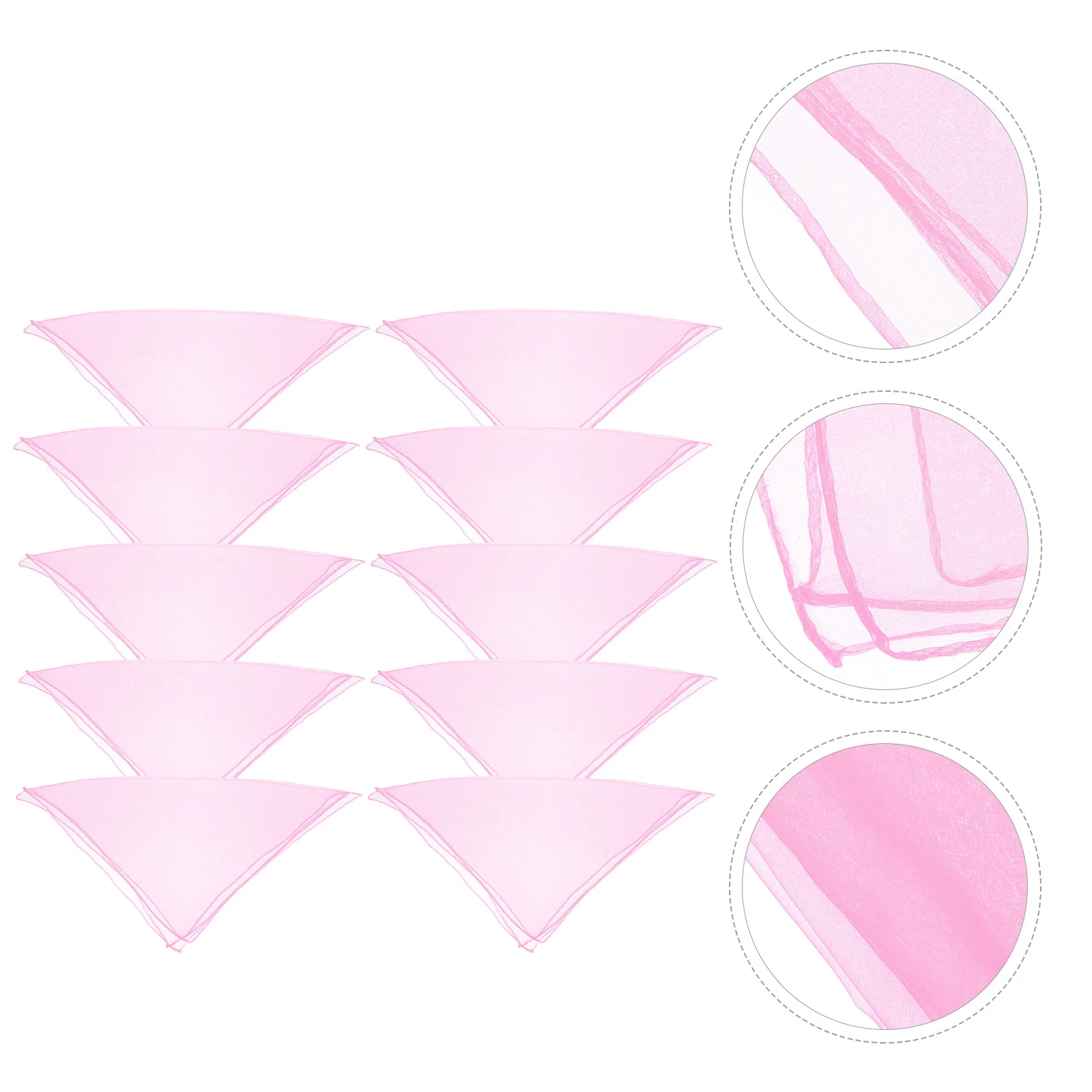 10 шт. однотонные квадратные шарфы для женщин, однотонный шелковый шарф, тонкие легкие шифоновые шарфы, танцевальное представление, детские игры