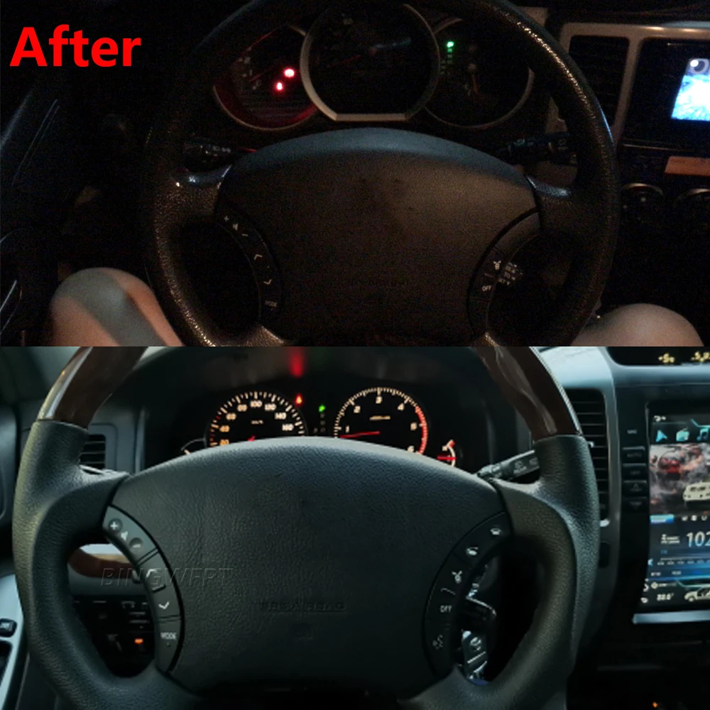 Multifunction Steering Wheel Control Buttons For Toyota Highlander 2003-2007 Land Cruiser 2004-2007 Lexus GX470 2003-2009 view 5