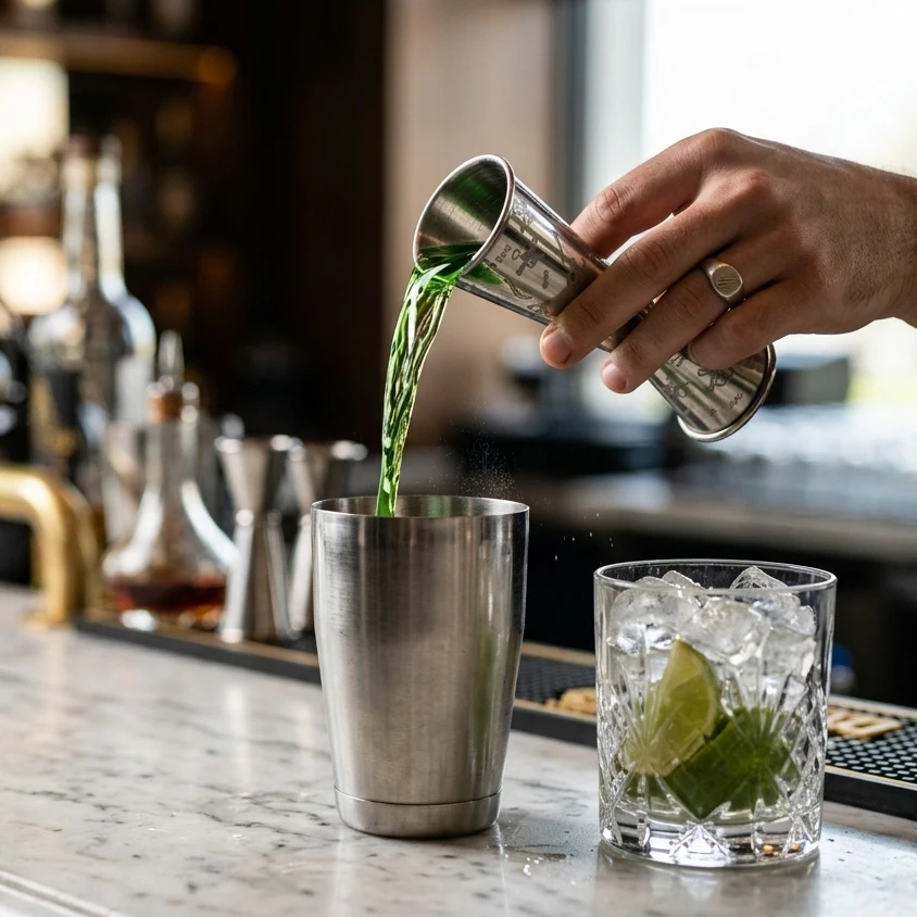 Stainless Steel Double Shot Measure Cup For Bar Kitchen Cocktail Measuring Cup Spirit Jigger Skull Measure Cups Bar Accessories