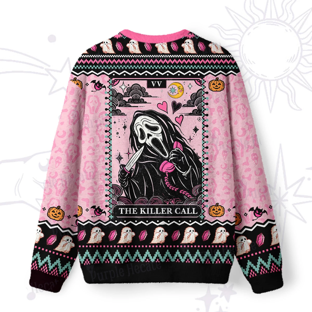 Y2K Women's Autumn and Winter Season Top, Home Casual Hoodie, Death's Call Printed Loose Long Sleeved Hoodie S-XXXL Size