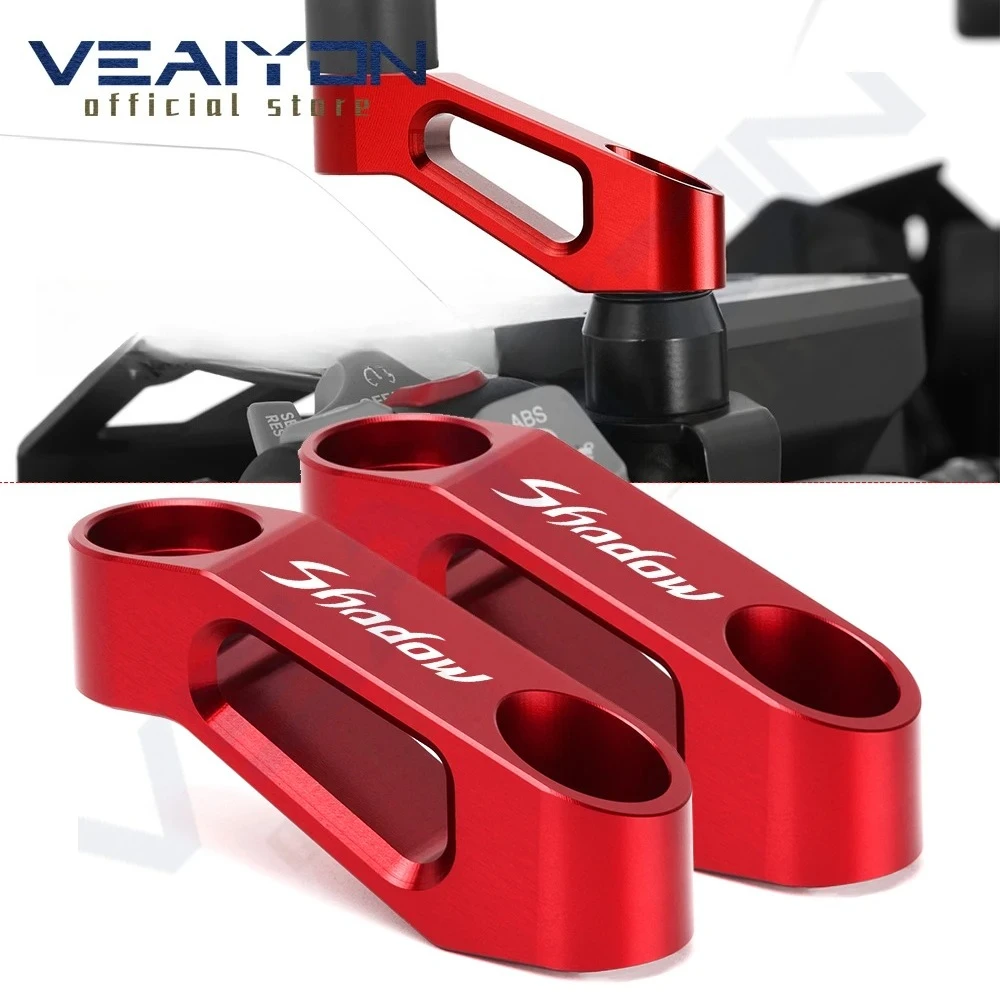 

For SHADOW Shadow 750 1000 -2023 2024 All Year Motorcycle accessories Aluminum Rearview Mirrors Extension Riser Extend Adapter