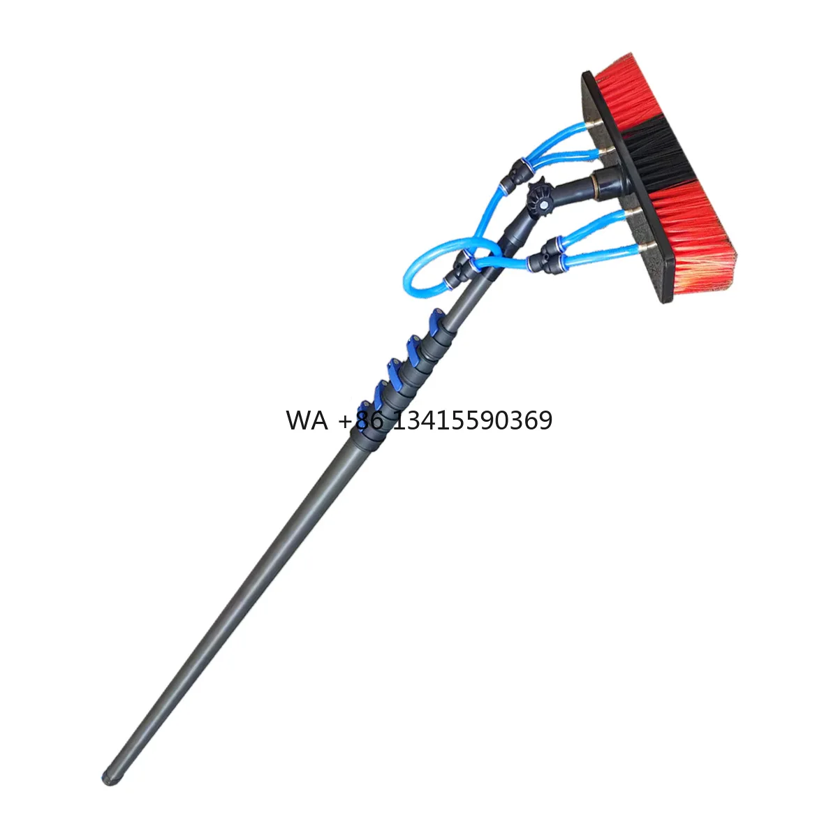 

15m Water Fed Carbon Fiber Extension Telescopic Window Cleaning Pole With Hose Household Cleaning
